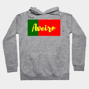 Aveiro City in Portuguese Flag Colors Hoodie